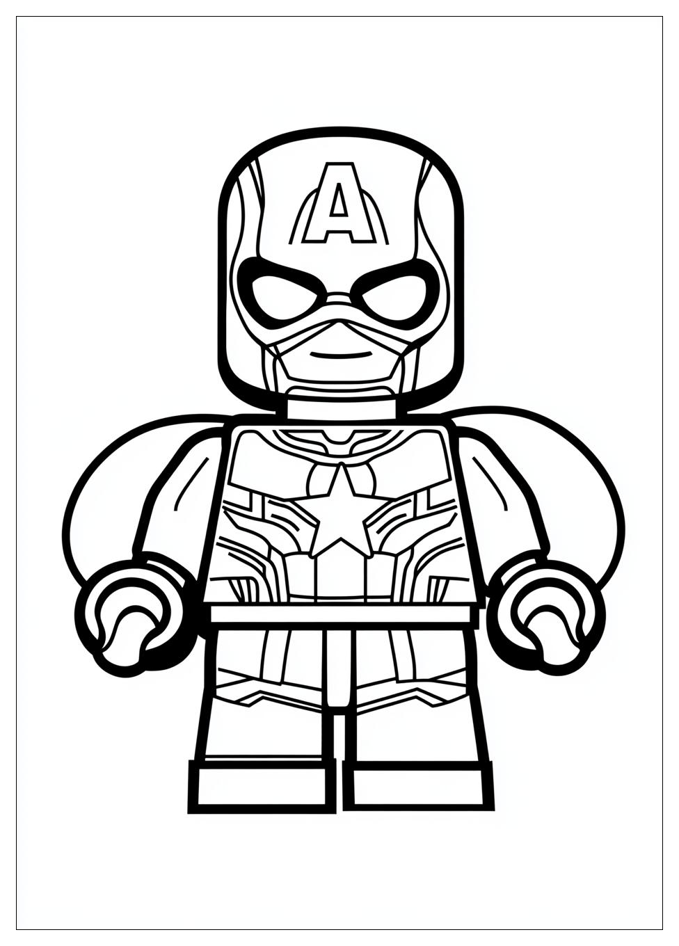 Kolorowanki Do Druku Lego Avengers 16