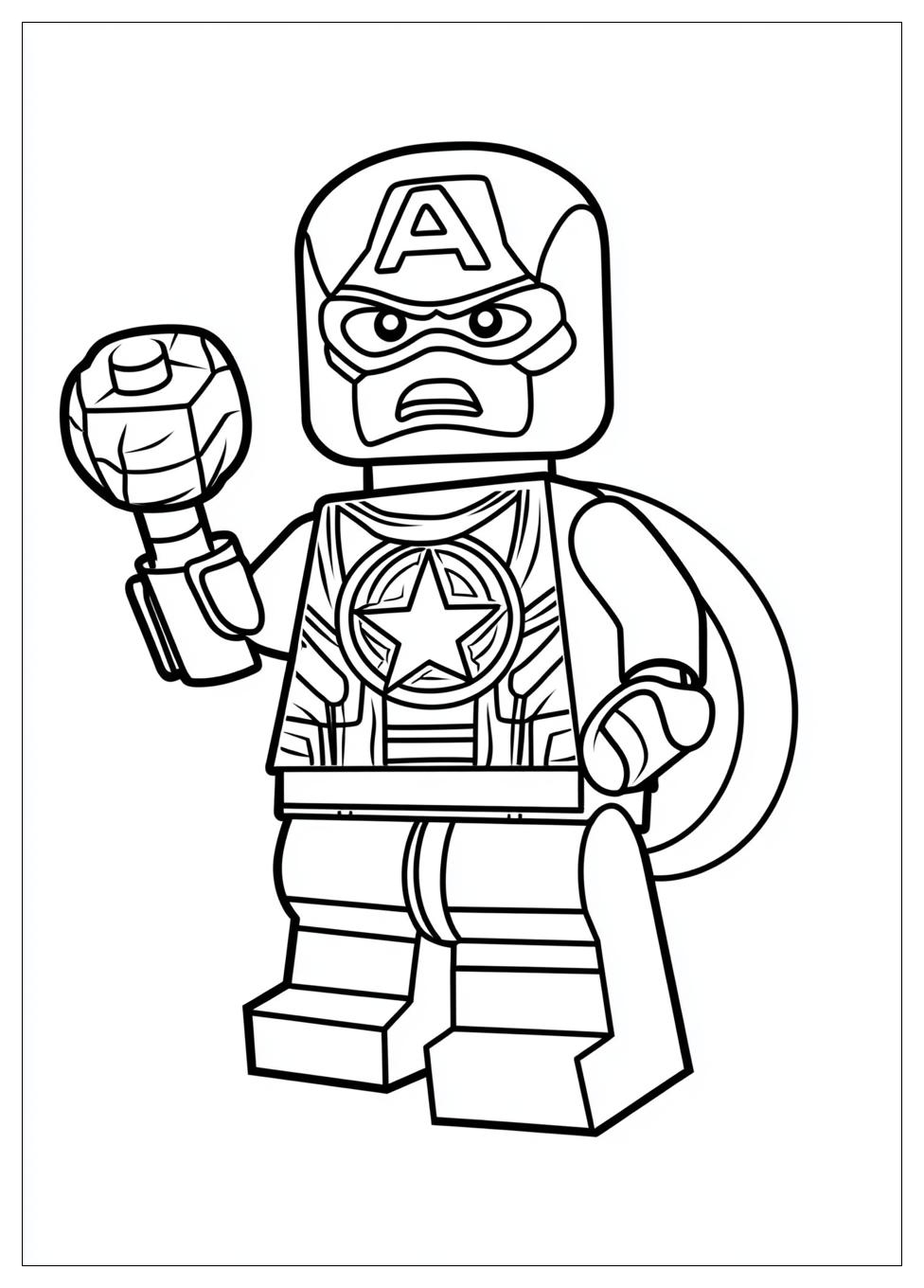 Kolorowanki Do Druku Lego Avengers 17