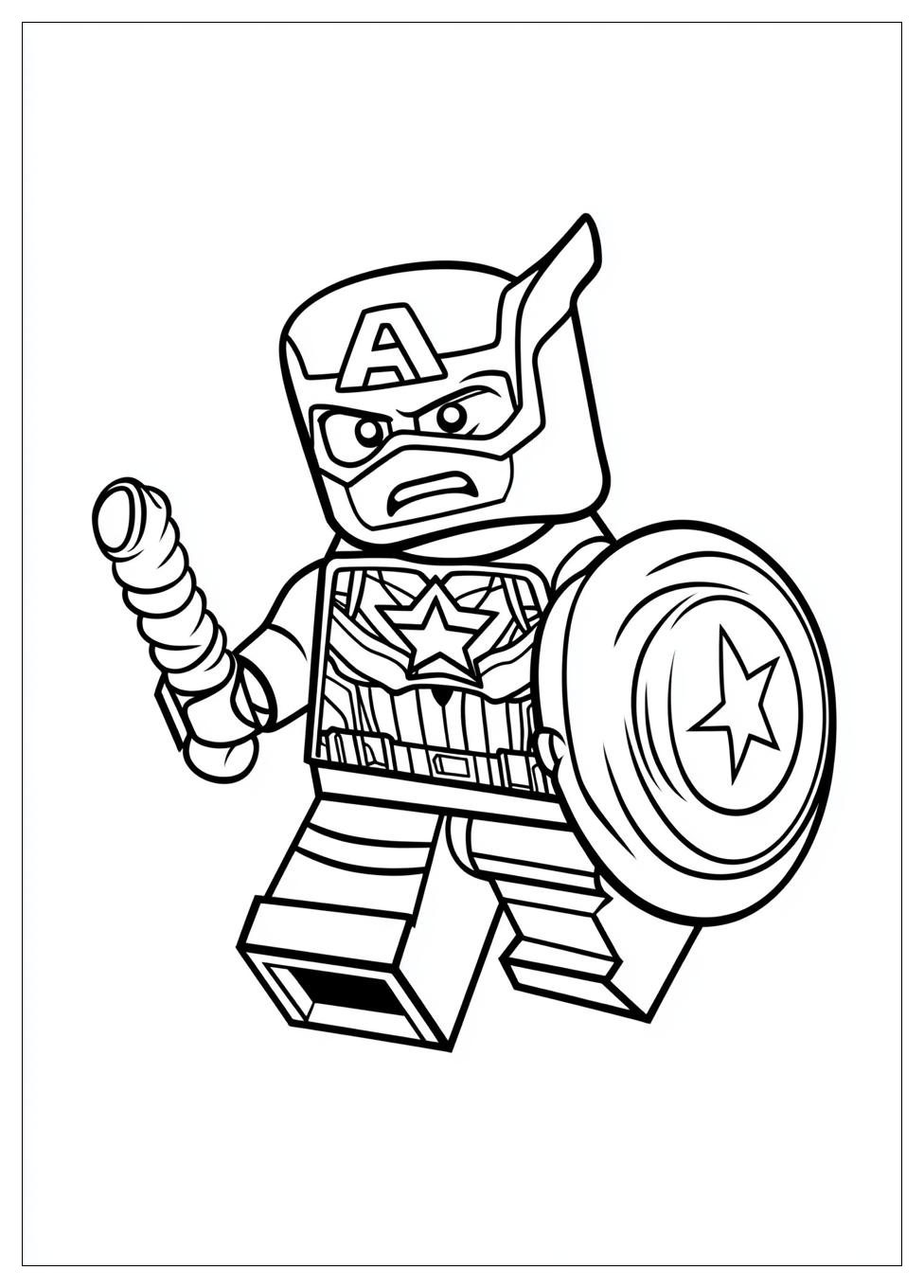 Kolorowanki Do Druku Lego Avengers 20