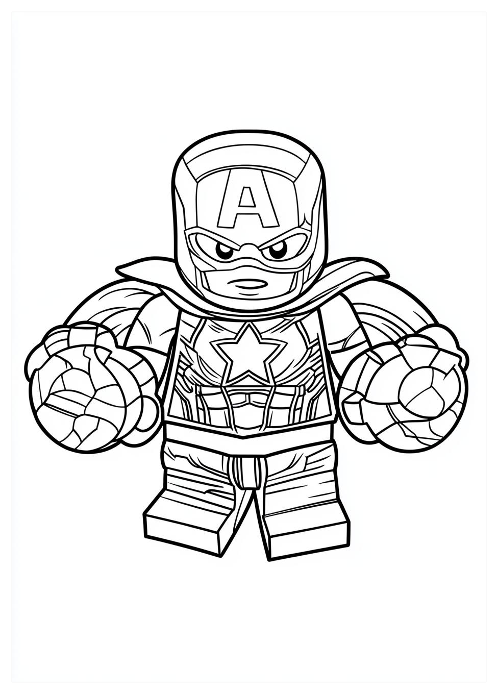 Kolorowanki Do Druku Lego Avengers 23