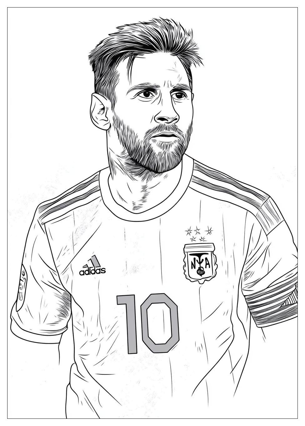 Kolorowanki Do Druku Lionel Messi 1