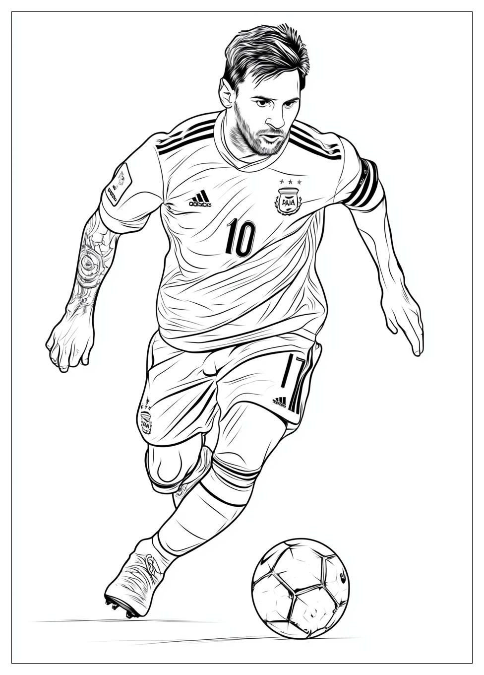 Kolorowanki Do Druku Lionel Messi 12