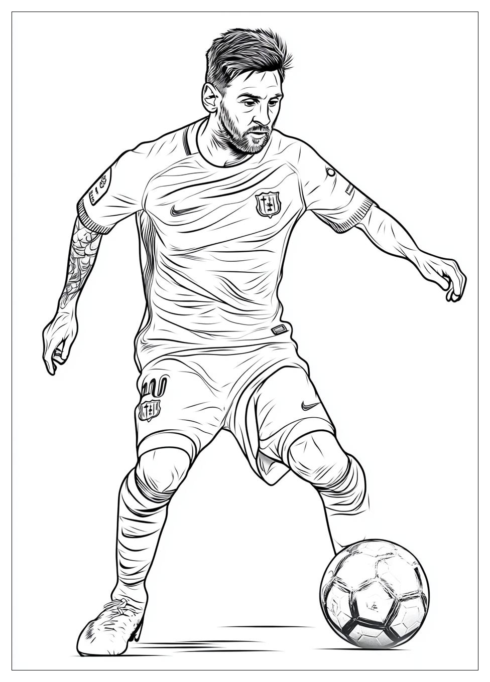 Kolorowanki Do Druku Lionel Messi 14
