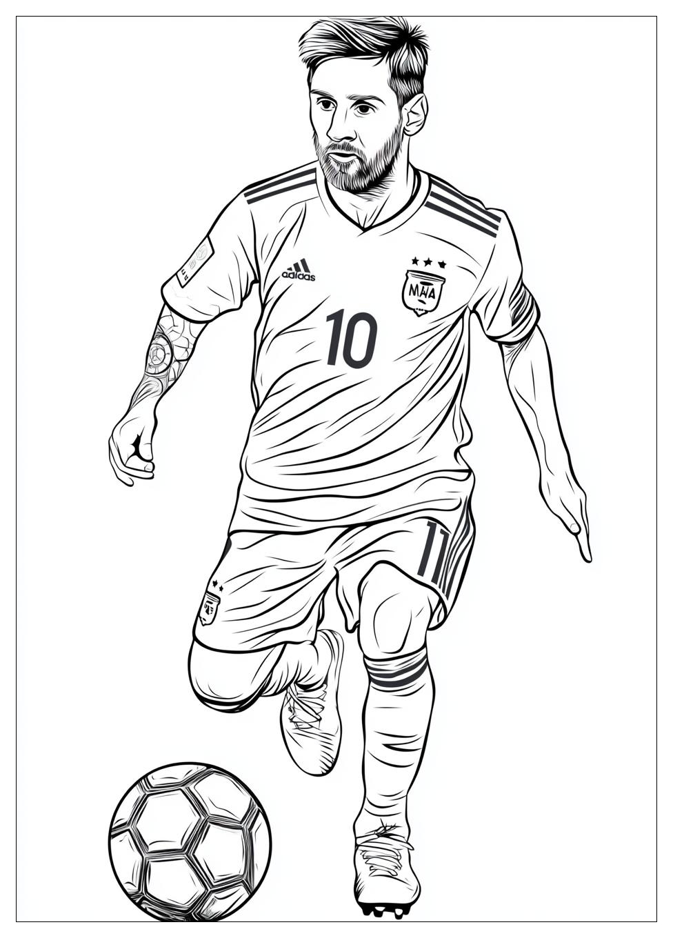 Kolorowanki Do Druku Lionel Messi 16