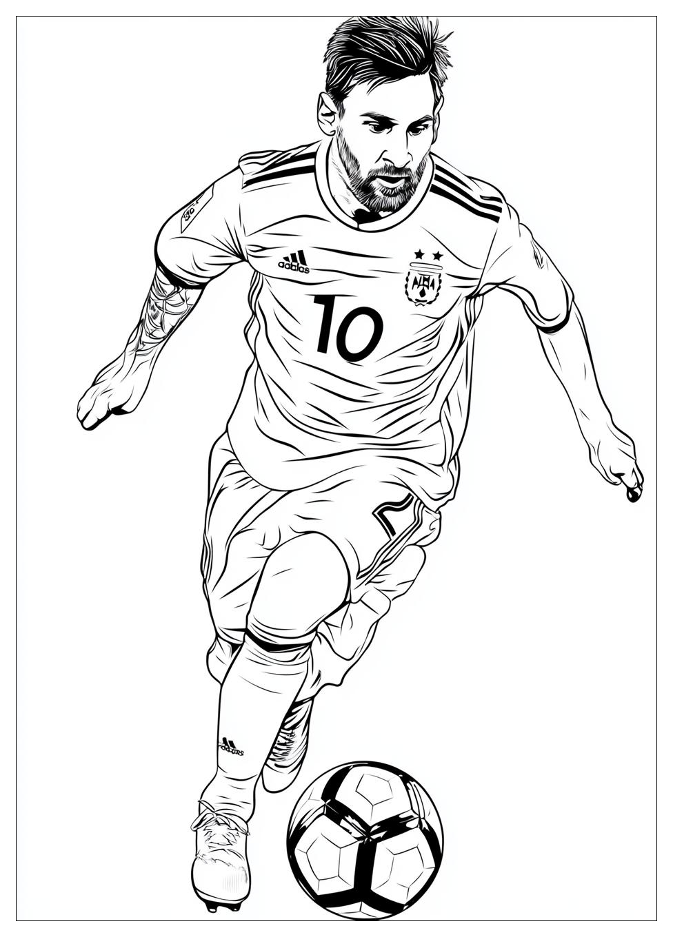 Kolorowanki Do Druku Lionel Messi 2