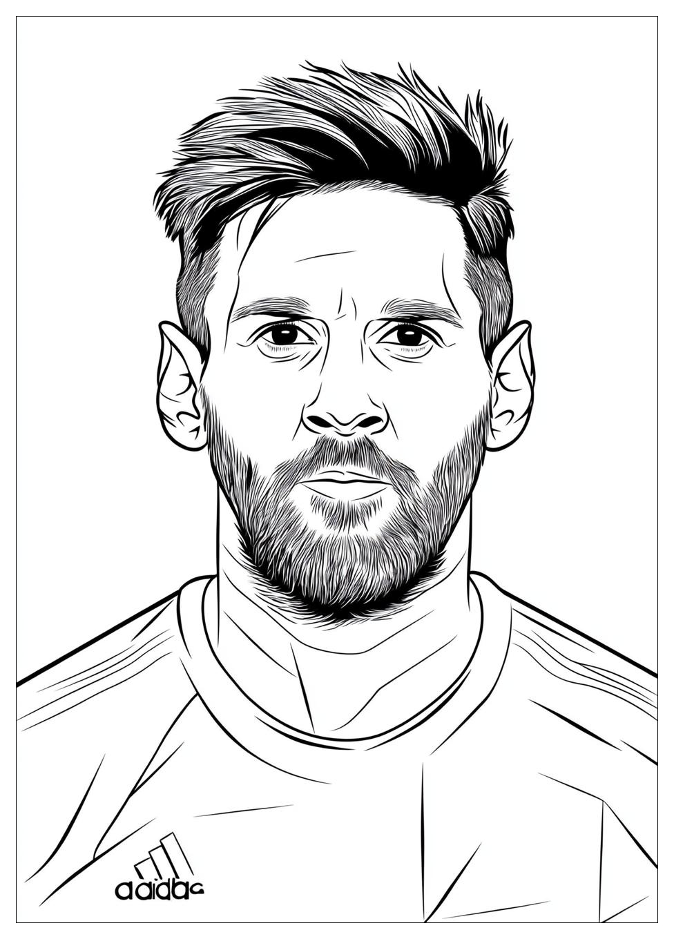 Kolorowanki Do Druku Lionel Messi 6