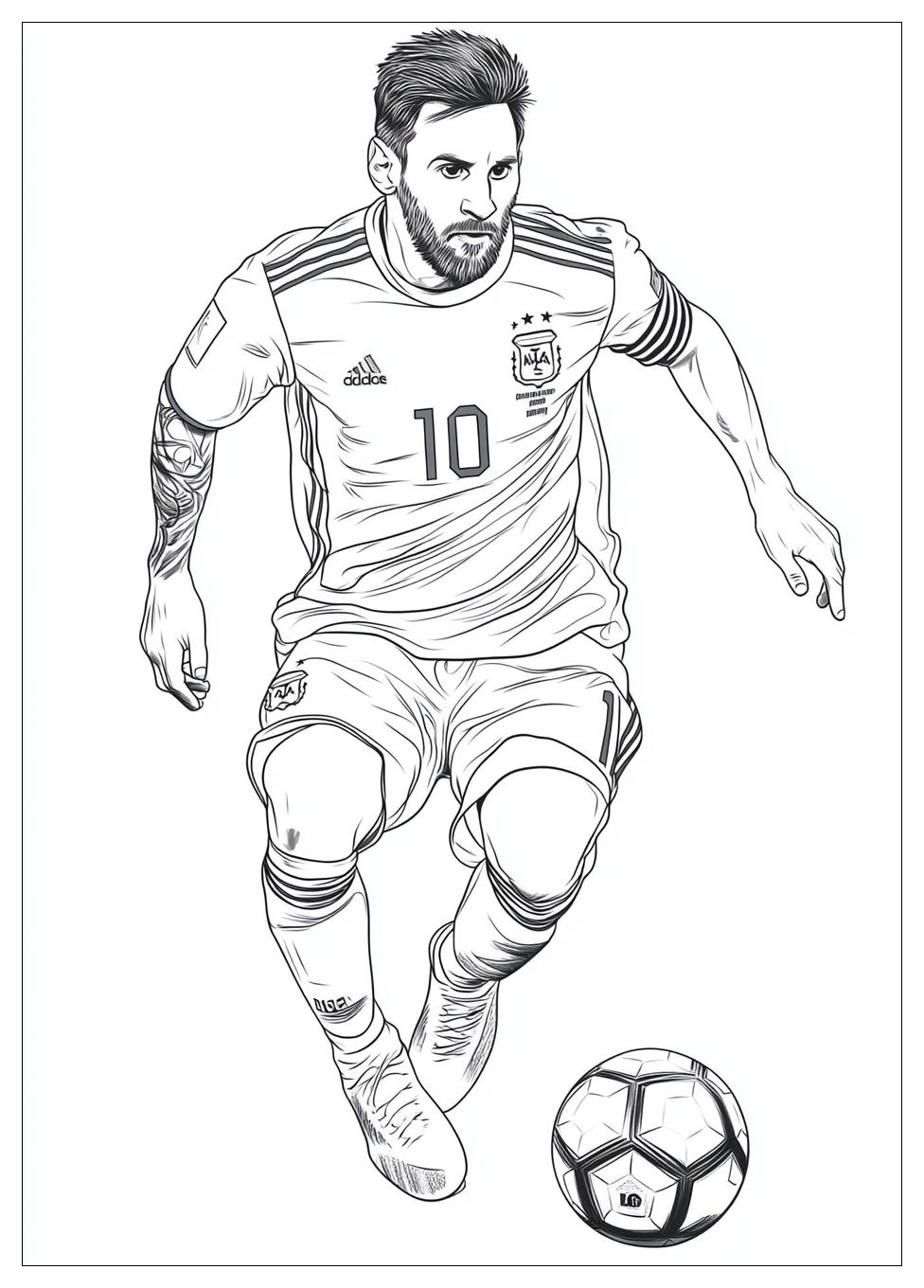 Kolorowanki Do Druku Lionel Messi 8