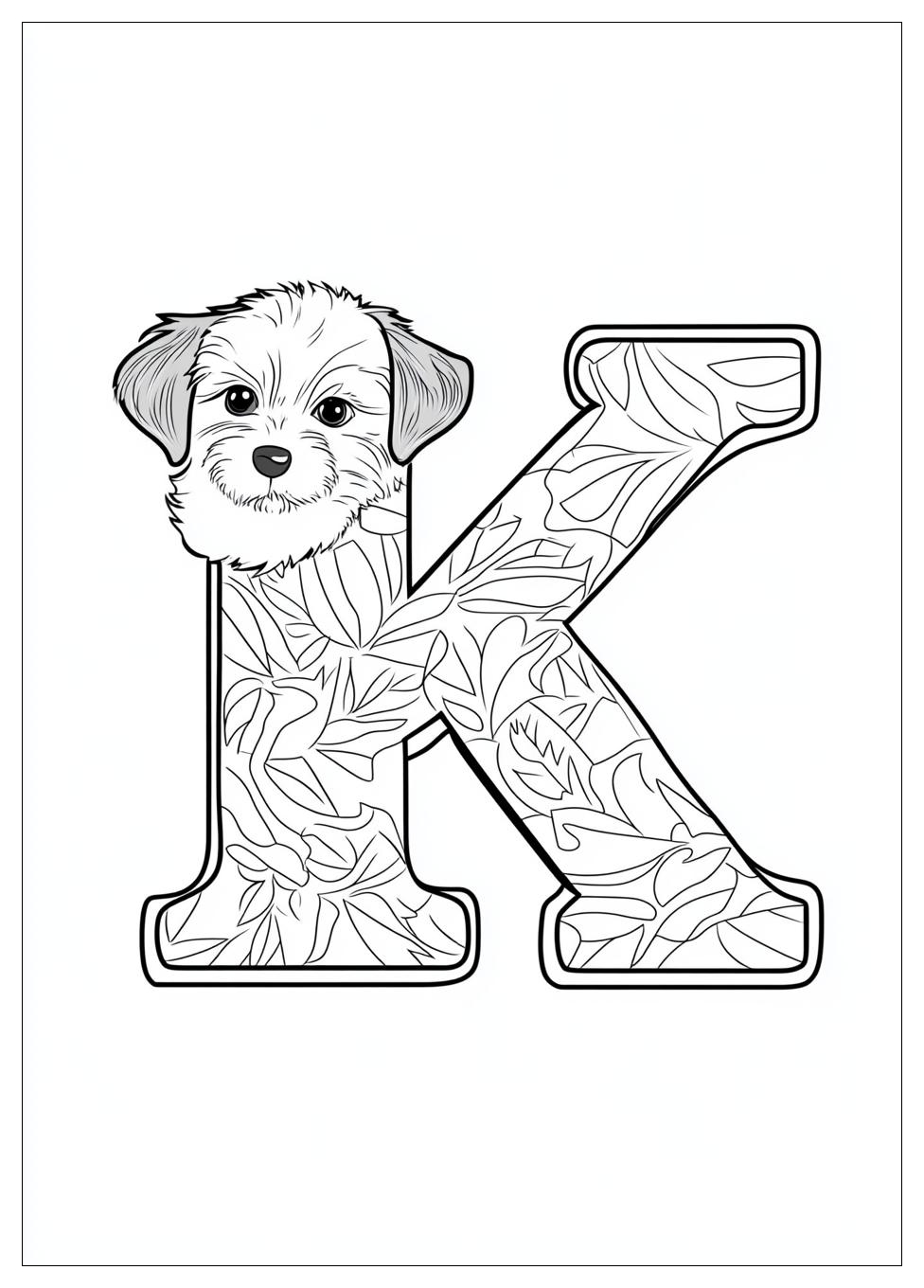 Kolorowanki Do Druku Litera K 9