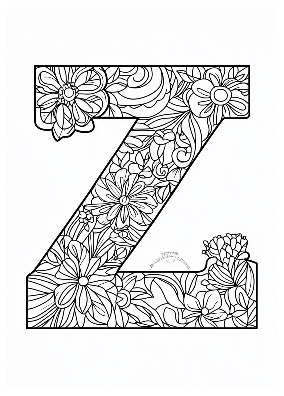 Kolorowanki Do Druku Litera Z 23
