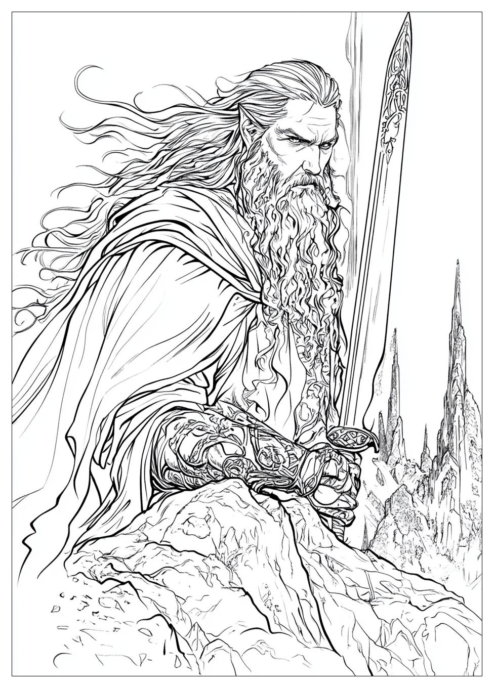 Kolorowanki Do Druku Lord Of The Rings 22