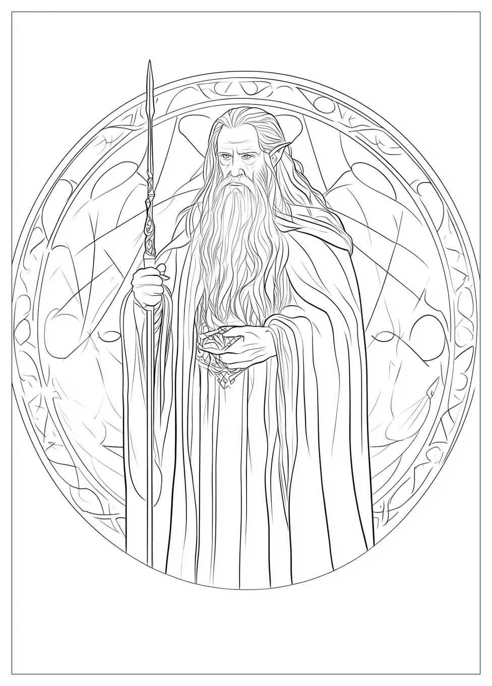 Kolorowanki Do Druku Lord Of The Rings 3