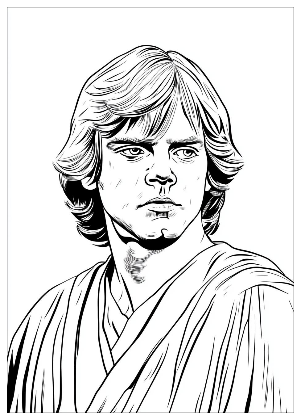 Kolorowanki Do Druku Luke Skywalker 1