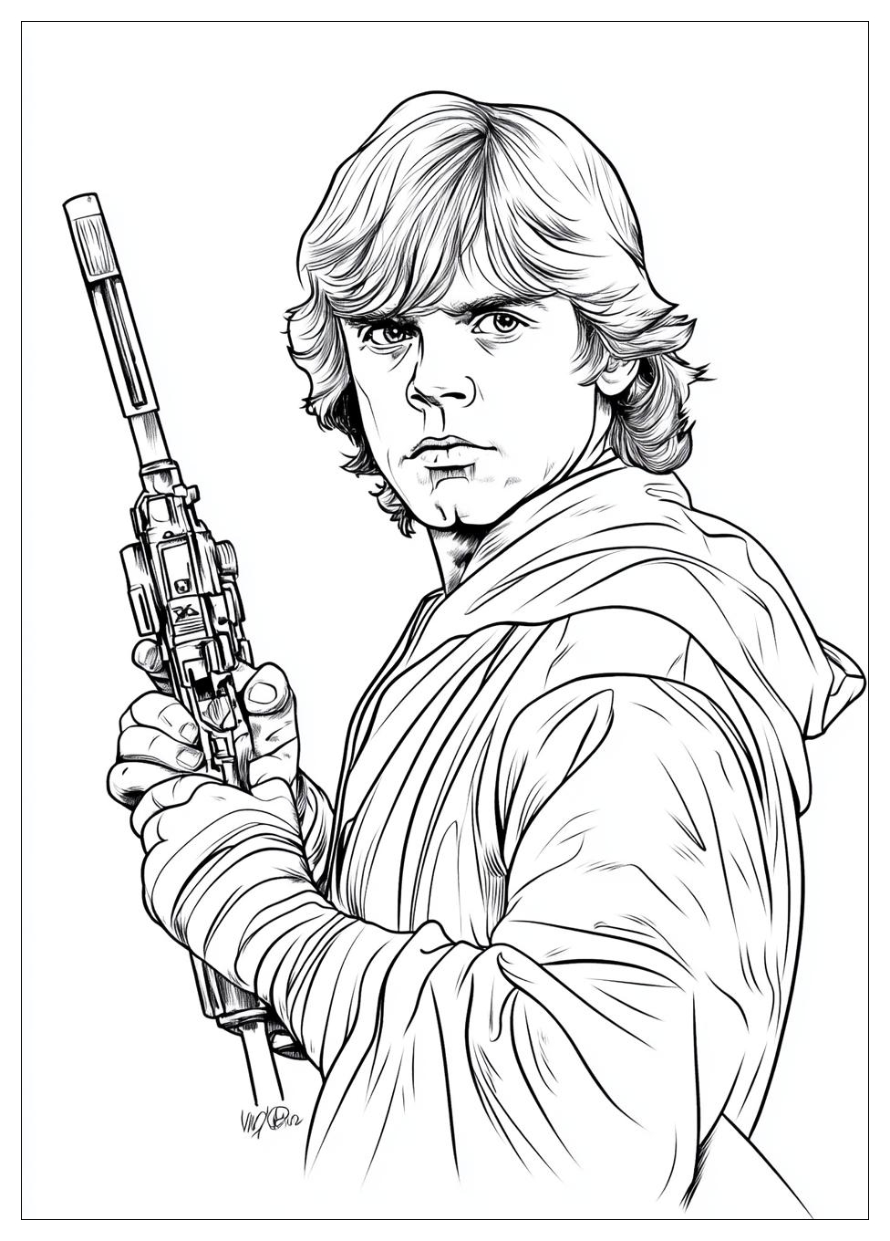 Kolorowanki Do Druku Luke Skywalker 10
