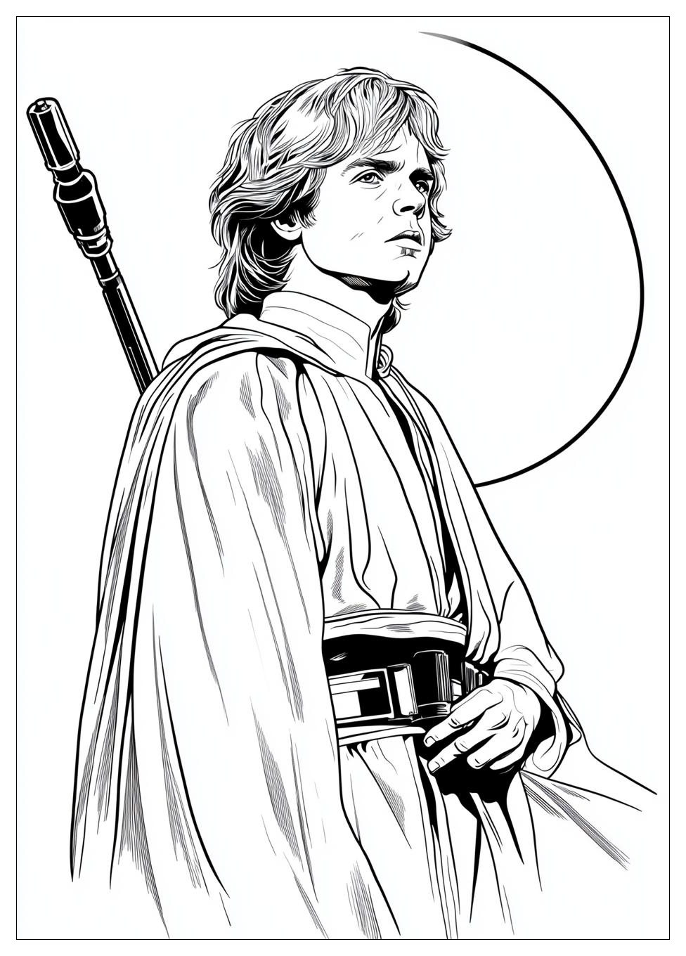 Kolorowanki Do Druku Luke Skywalker 11