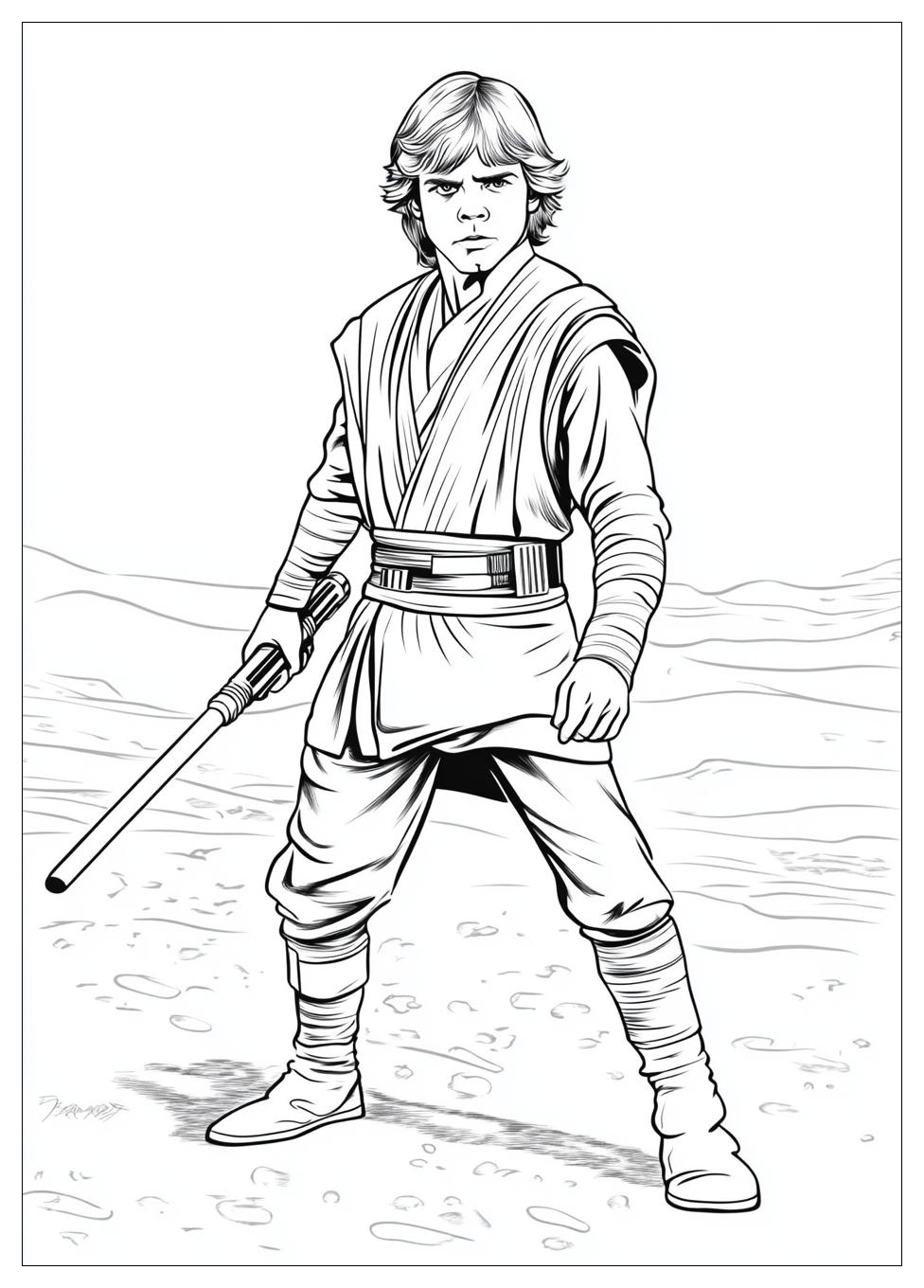 Kolorowanki Do Druku Luke Skywalker 13