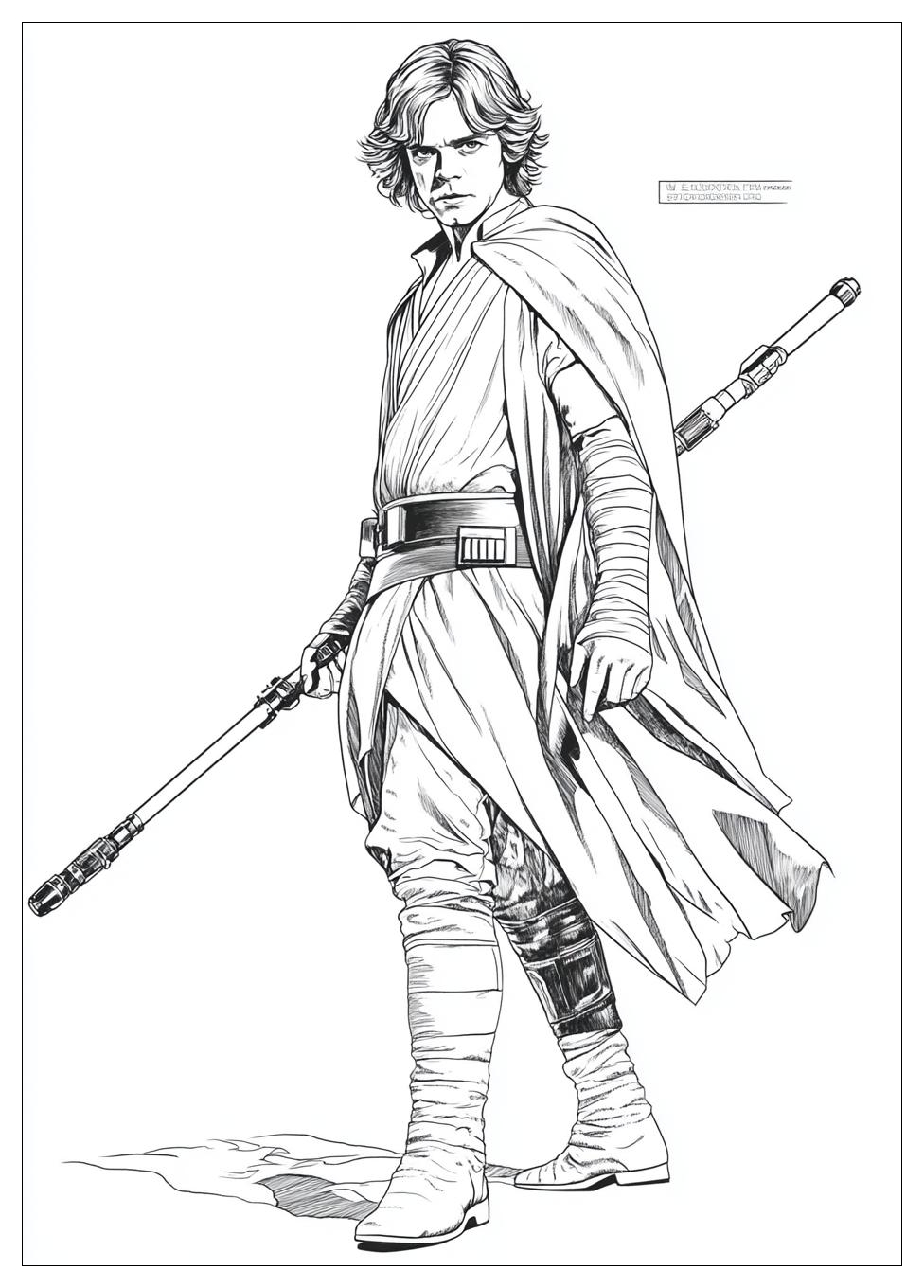 Kolorowanki Do Druku Luke Skywalker 14
