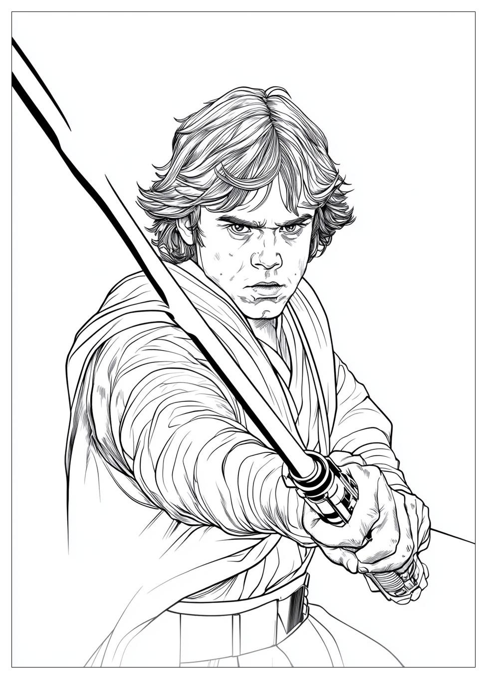 Kolorowanki Do Druku Luke Skywalker 16