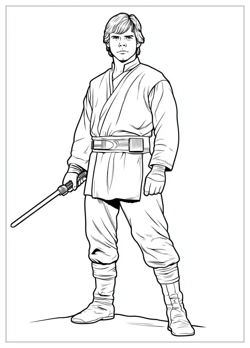 Kolorowanki Do Druku Luke Skywalker 19
