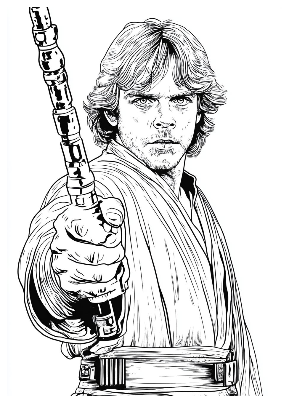 Kolorowanki Do Druku Luke Skywalker 24