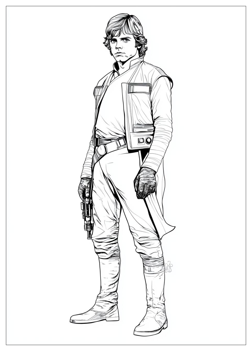 Kolorowanki Do Druku Luke Skywalker 3