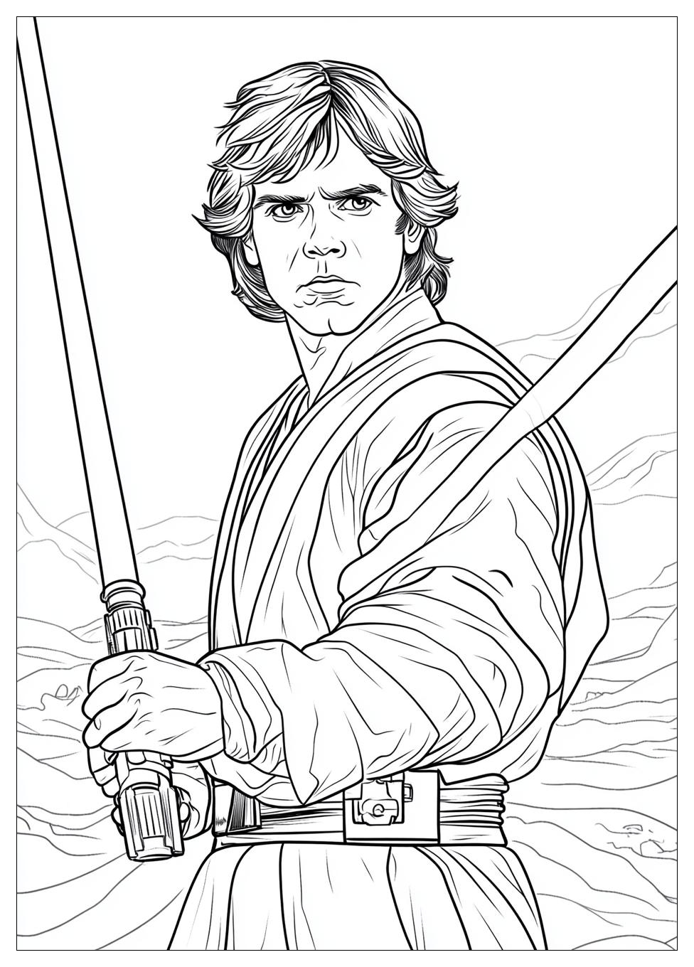 Kolorowanki Do Druku Luke Skywalker 7