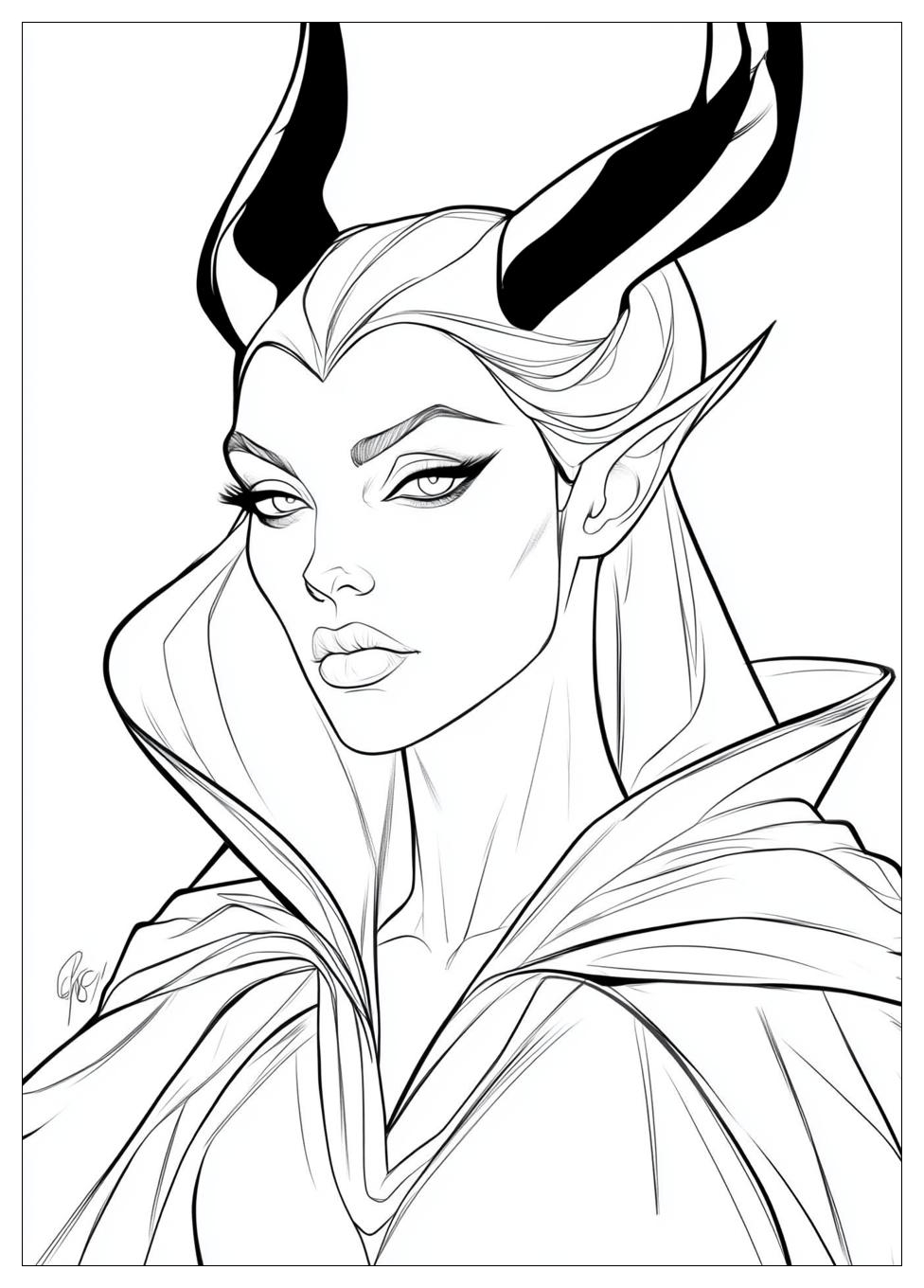 Kolorowanki Do Druku Maleficent 1