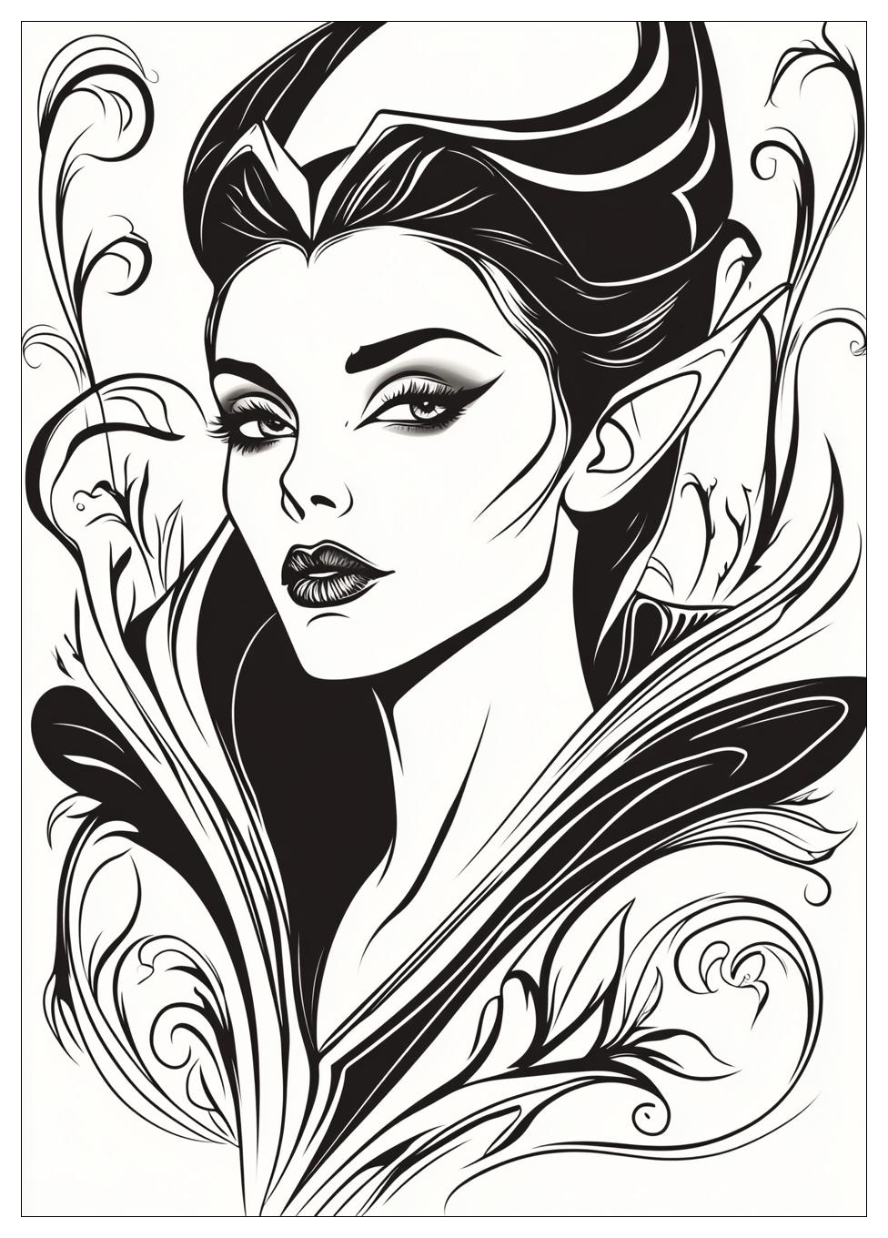 Kolorowanki Do Druku Maleficent 13
