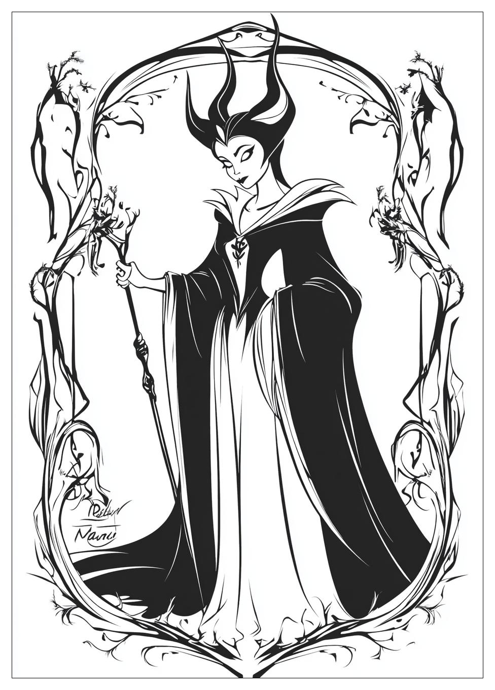 Kolorowanki Do Druku Maleficent 18