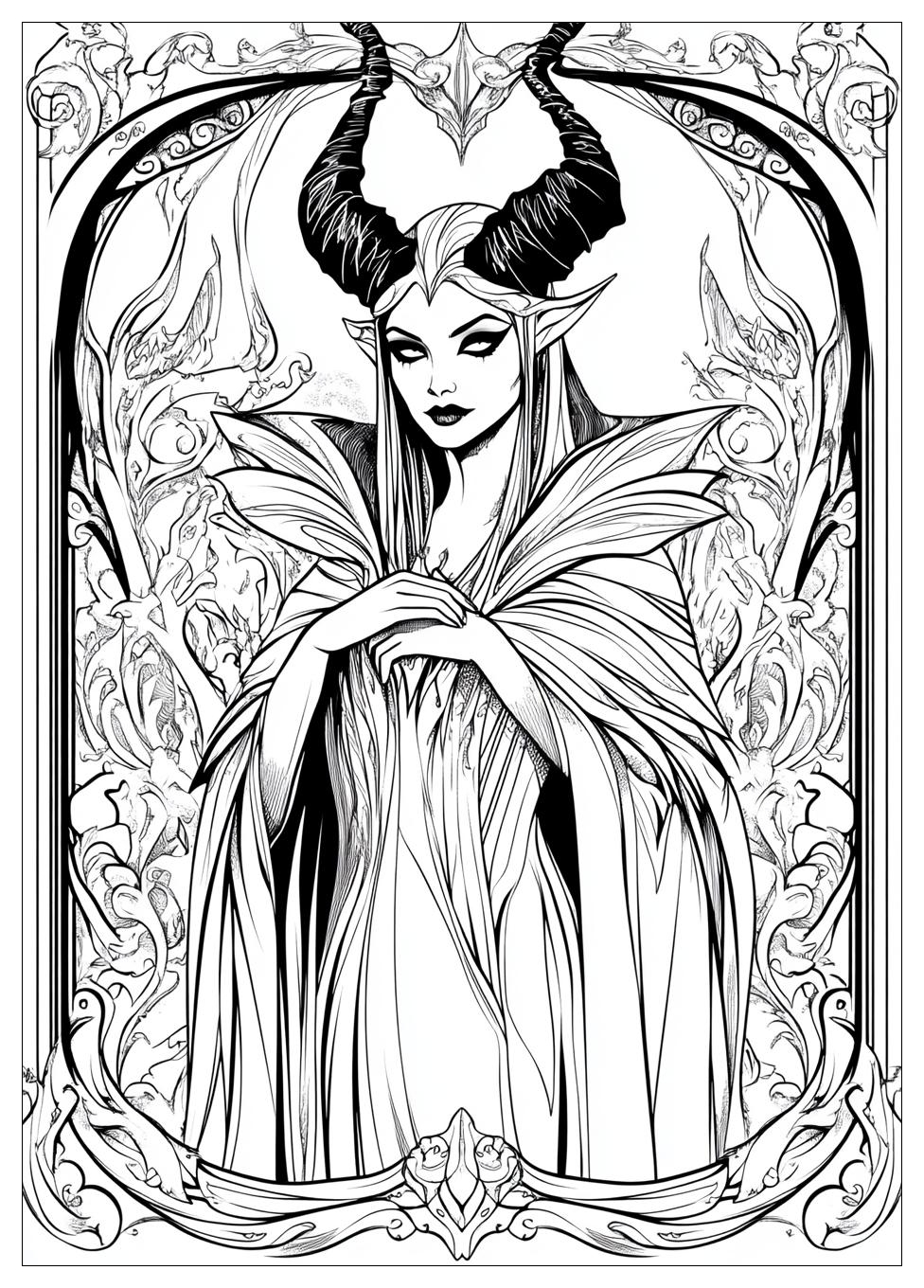 Kolorowanki Do Druku Maleficent 24