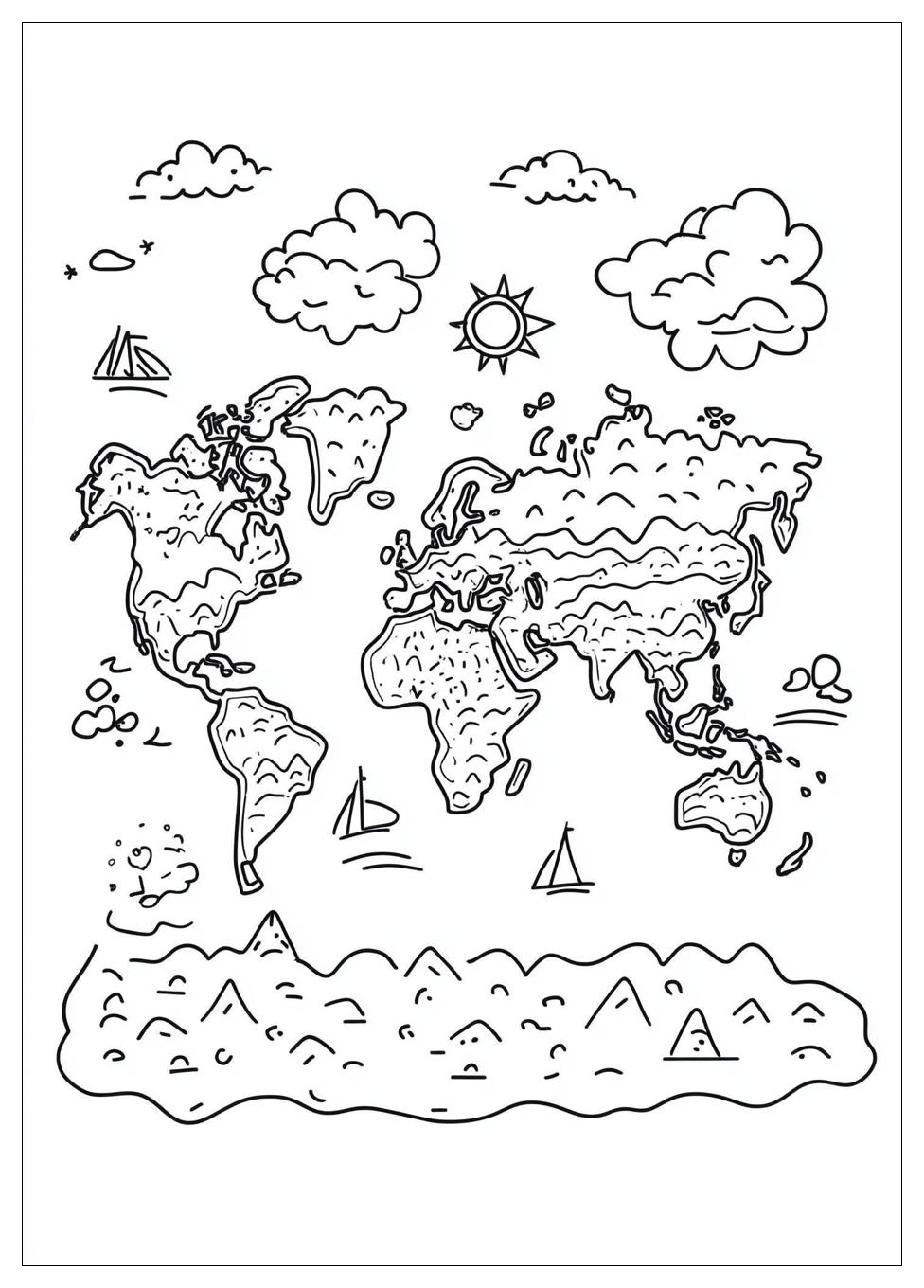 Kolorowanki Do Druku Mapa Usa 19