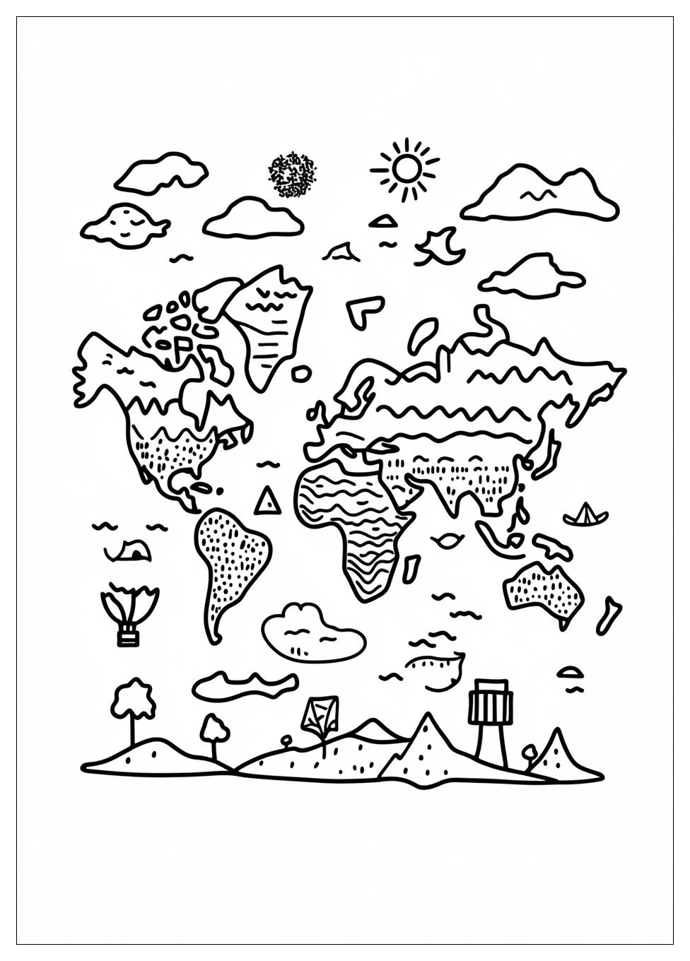 Kolorowanki Do Druku Mapa Usa 2