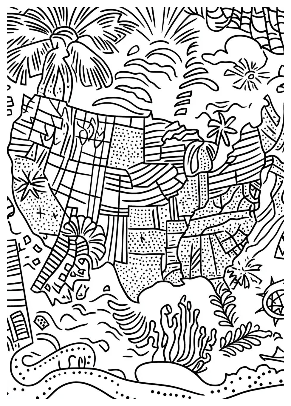 Kolorowanki Do Druku Mapa Usa 6
