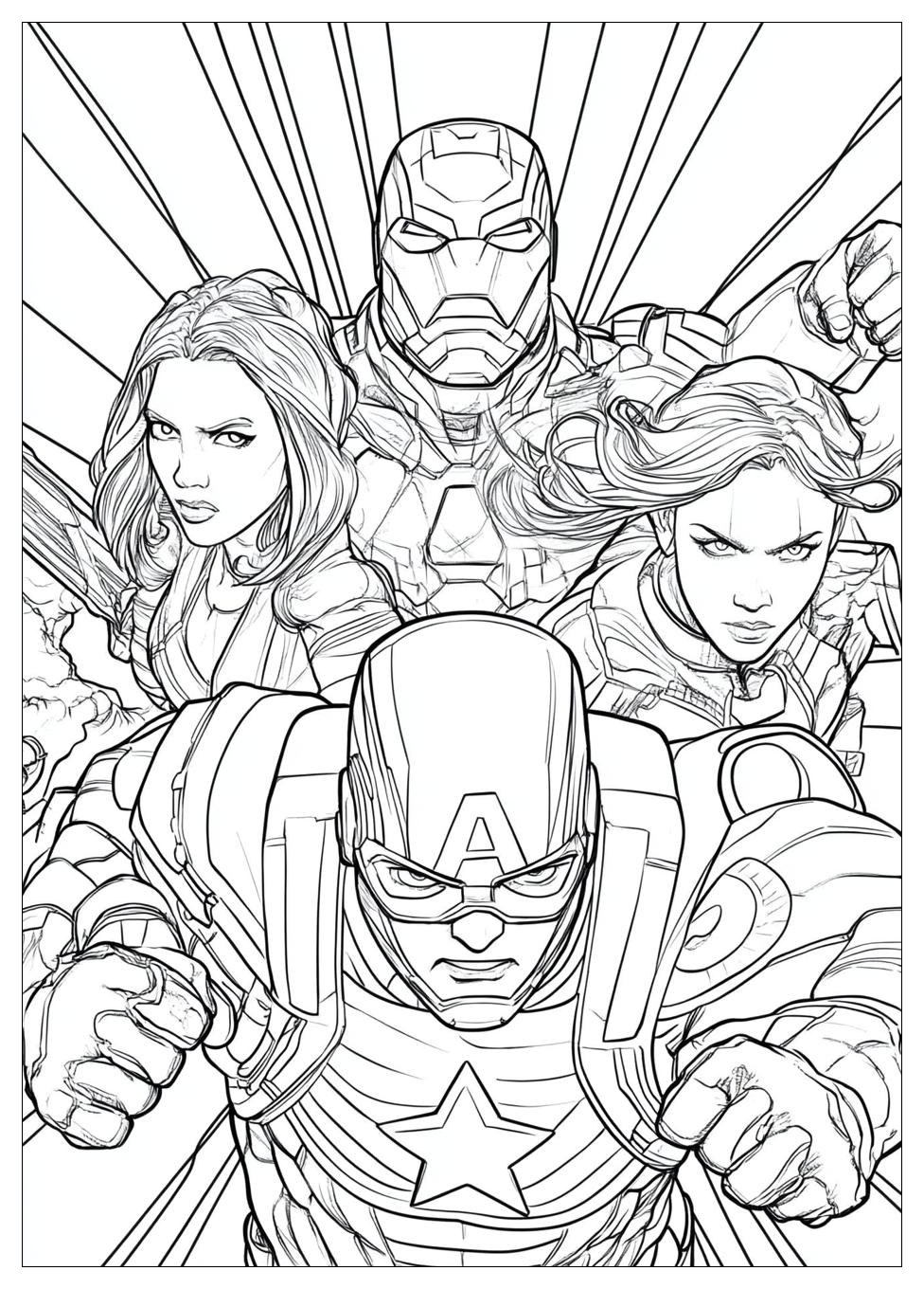 Kolorowanki Do Druku Marvel Avengers 14