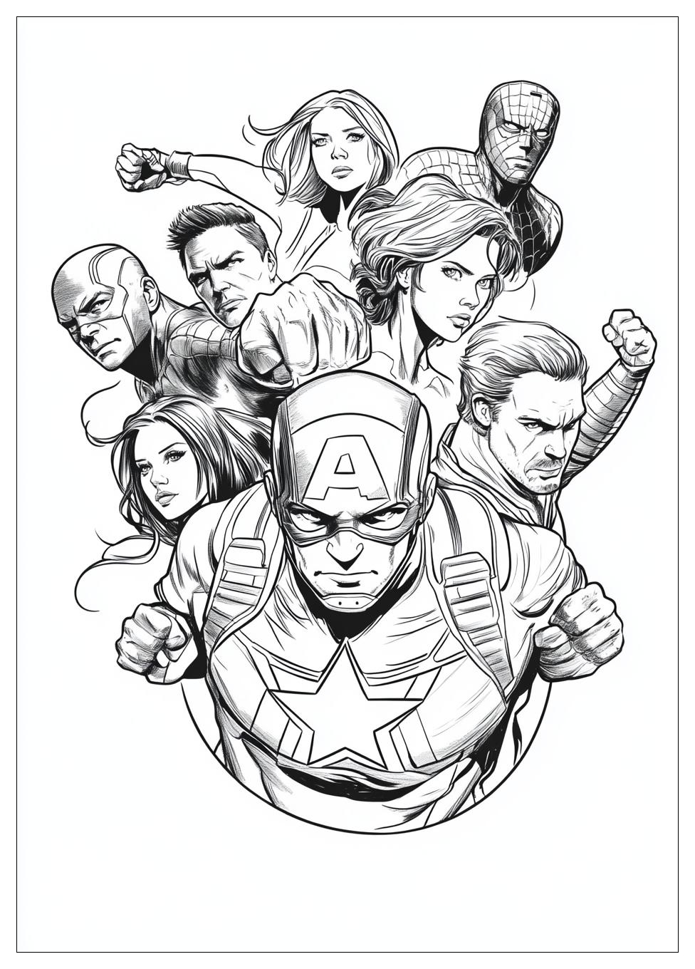 Kolorowanki Do Druku Marvel Avengers 21