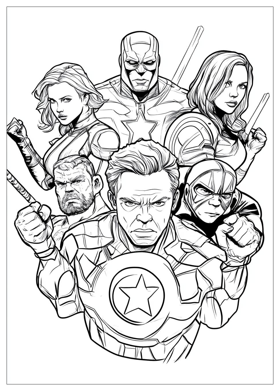 Kolorowanki Do Druku Marvel Avengers 24