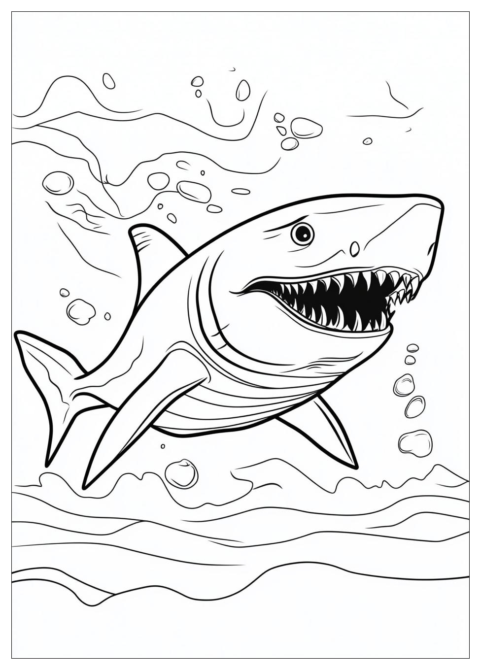 Kolorowanki Do Druku Megalodon 10