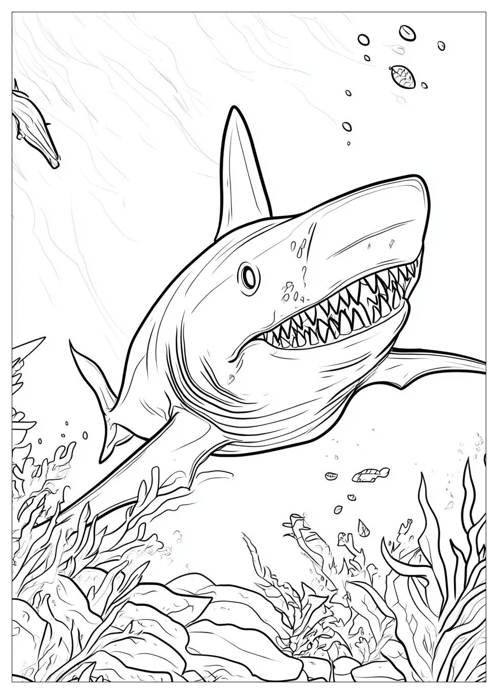 Kolorowanki Do Druku Megalodon 11