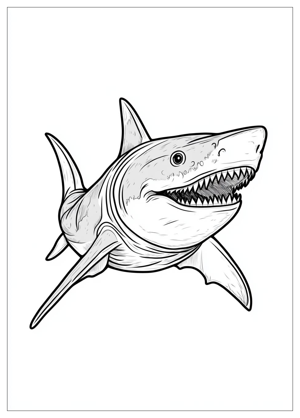 Kolorowanki Do Druku Megalodon 12