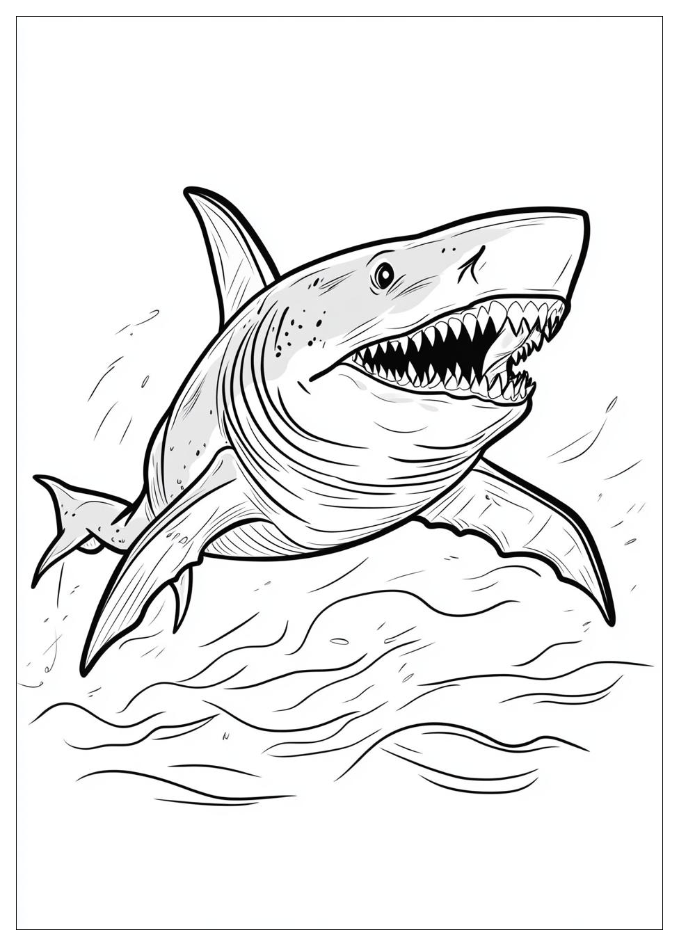 Kolorowanki Do Druku Megalodon 13