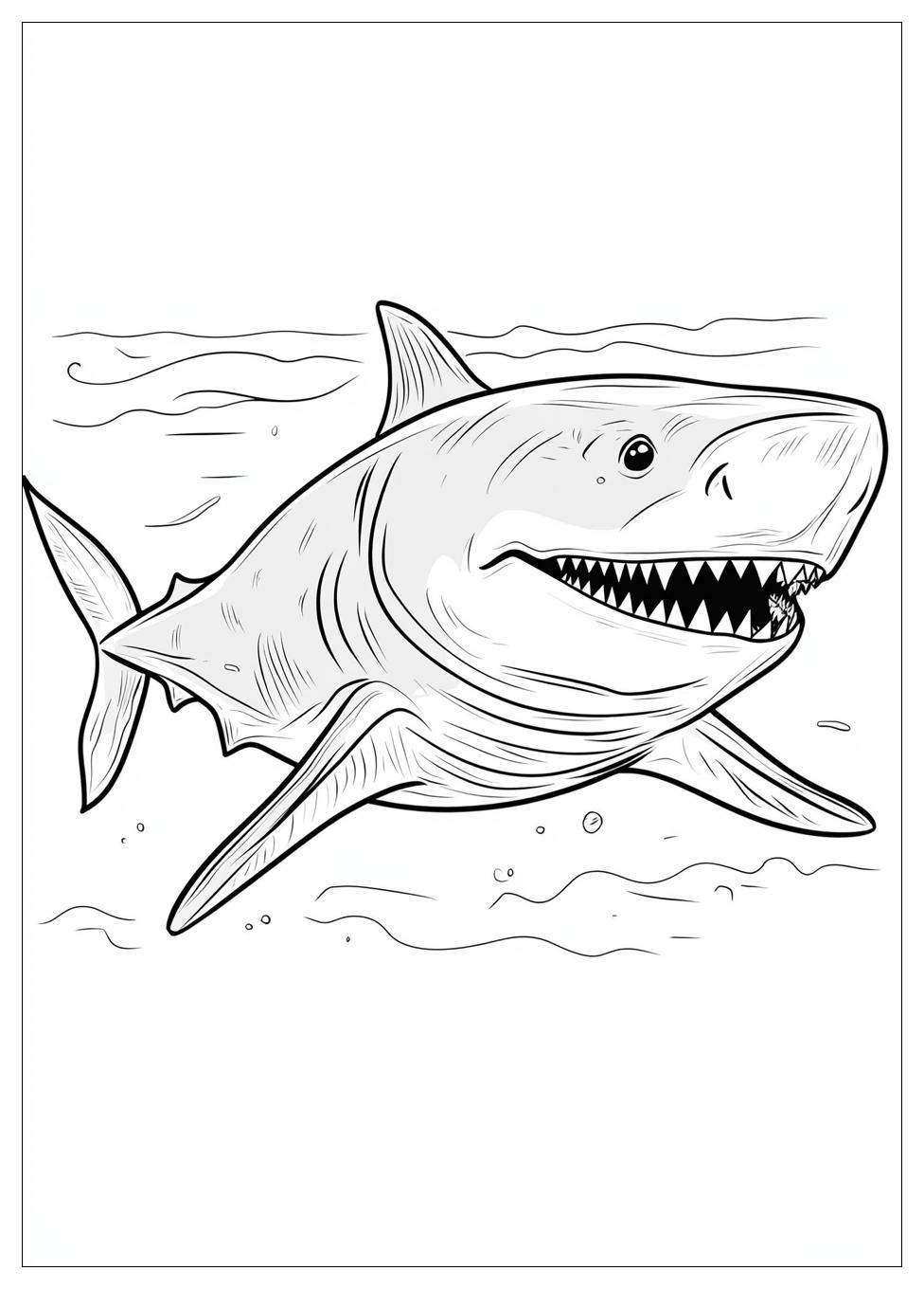 Kolorowanki Do Druku Megalodon 14