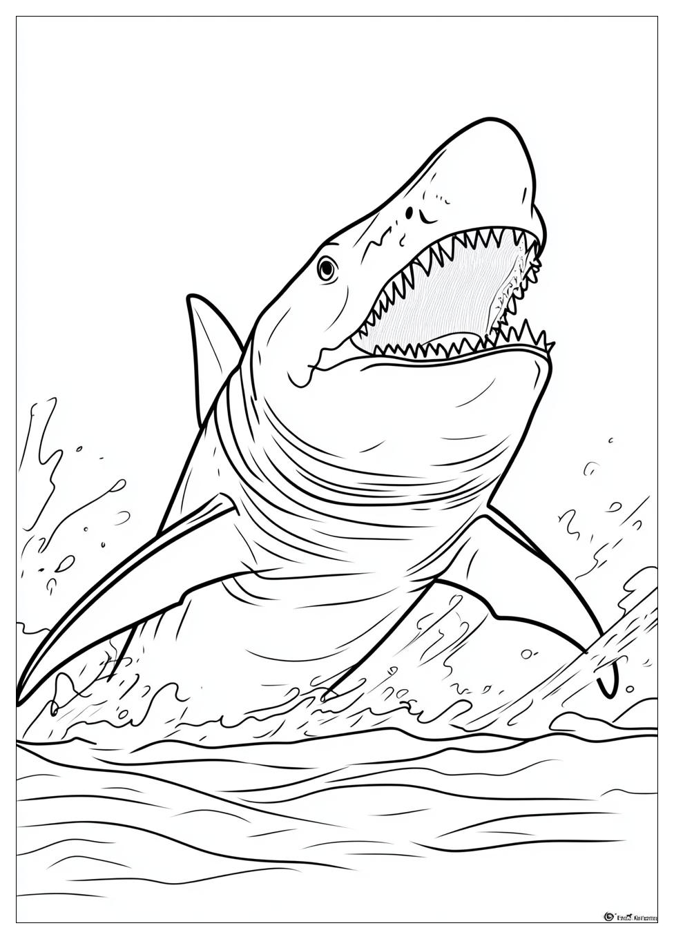 Kolorowanki Do Druku Megalodon 15