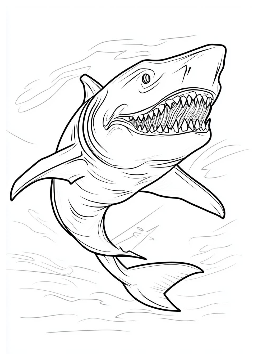 Kolorowanki Do Druku Megalodon 16