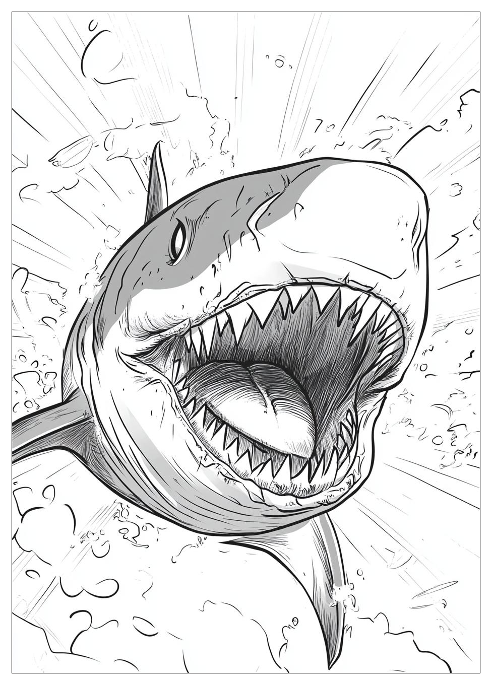 Kolorowanki Do Druku Megalodon 18