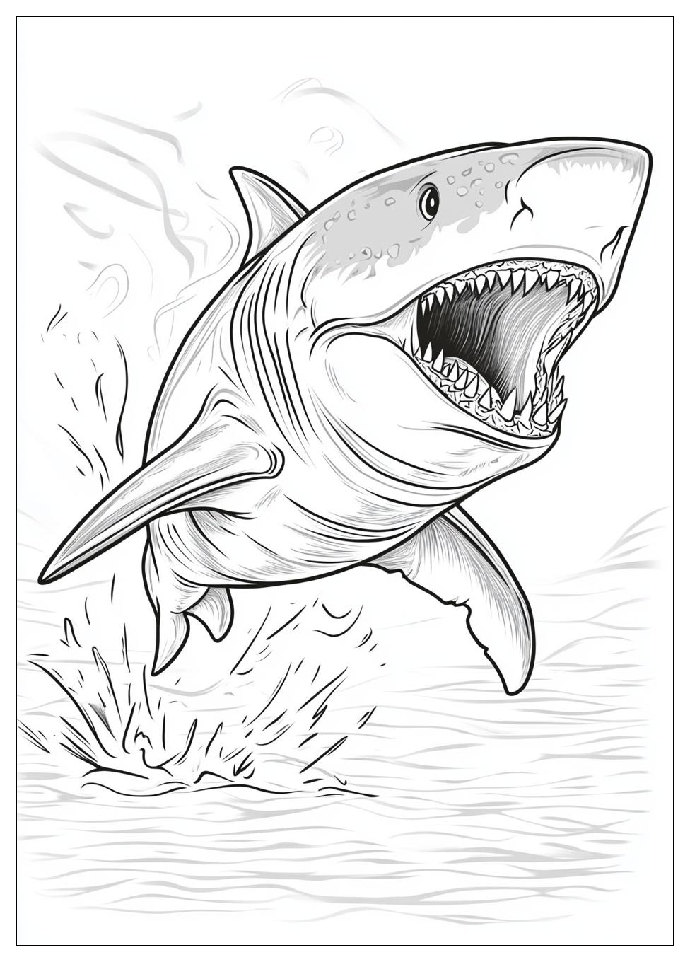 Kolorowanki Do Druku Megalodon 19