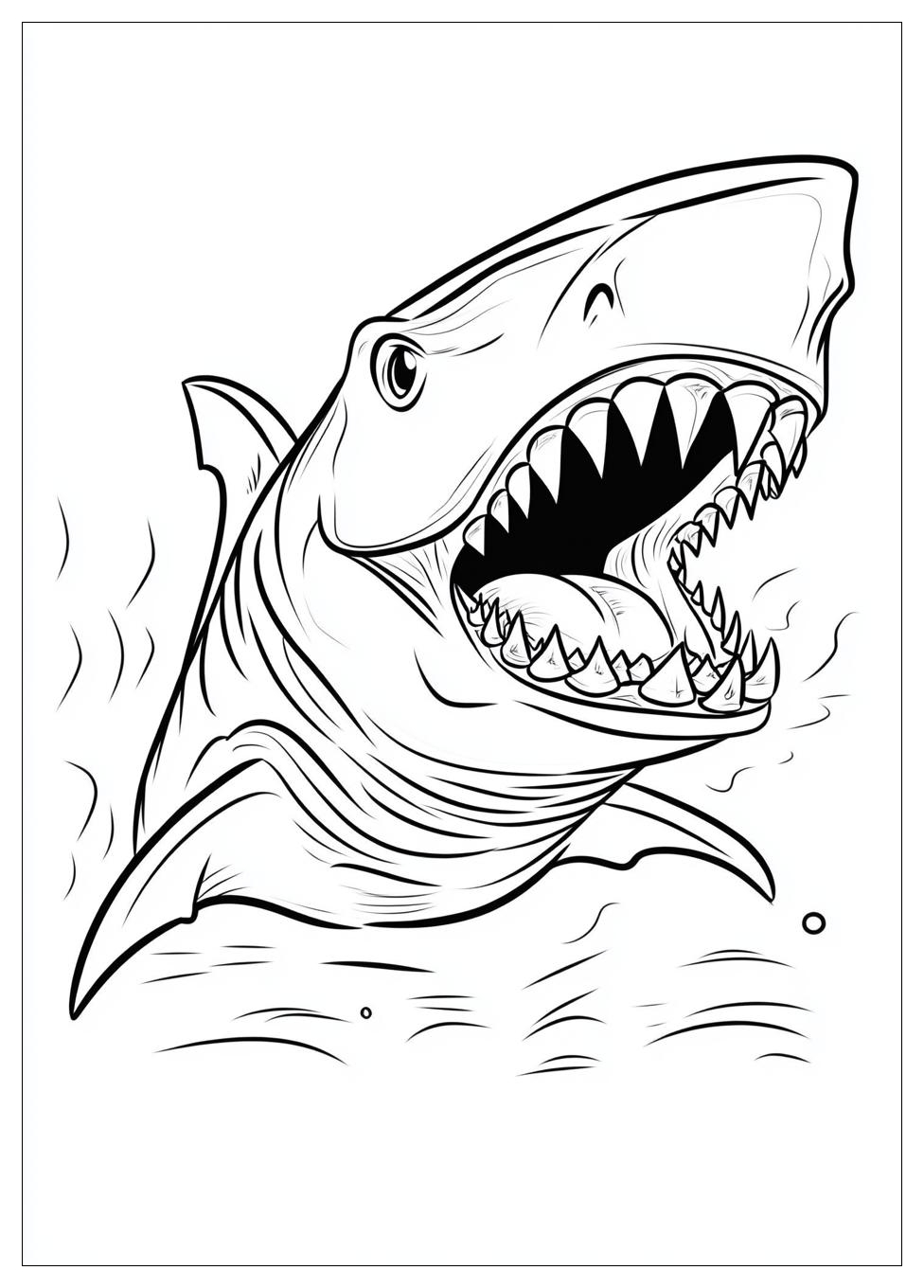 Kolorowanki Do Druku Megalodon 2