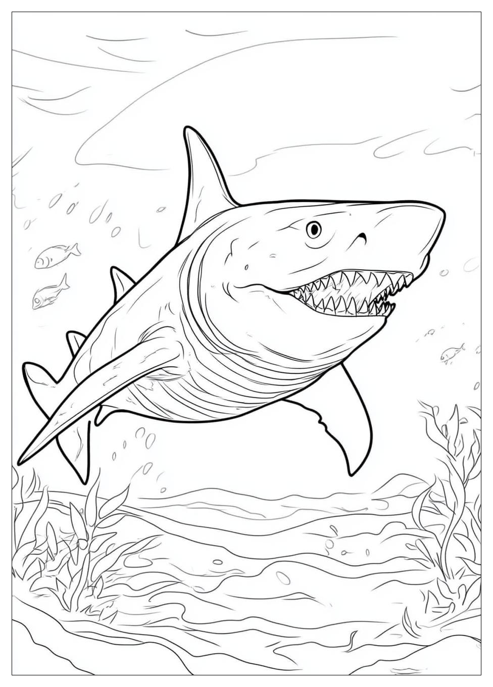 Kolorowanki Do Druku Megalodon 21