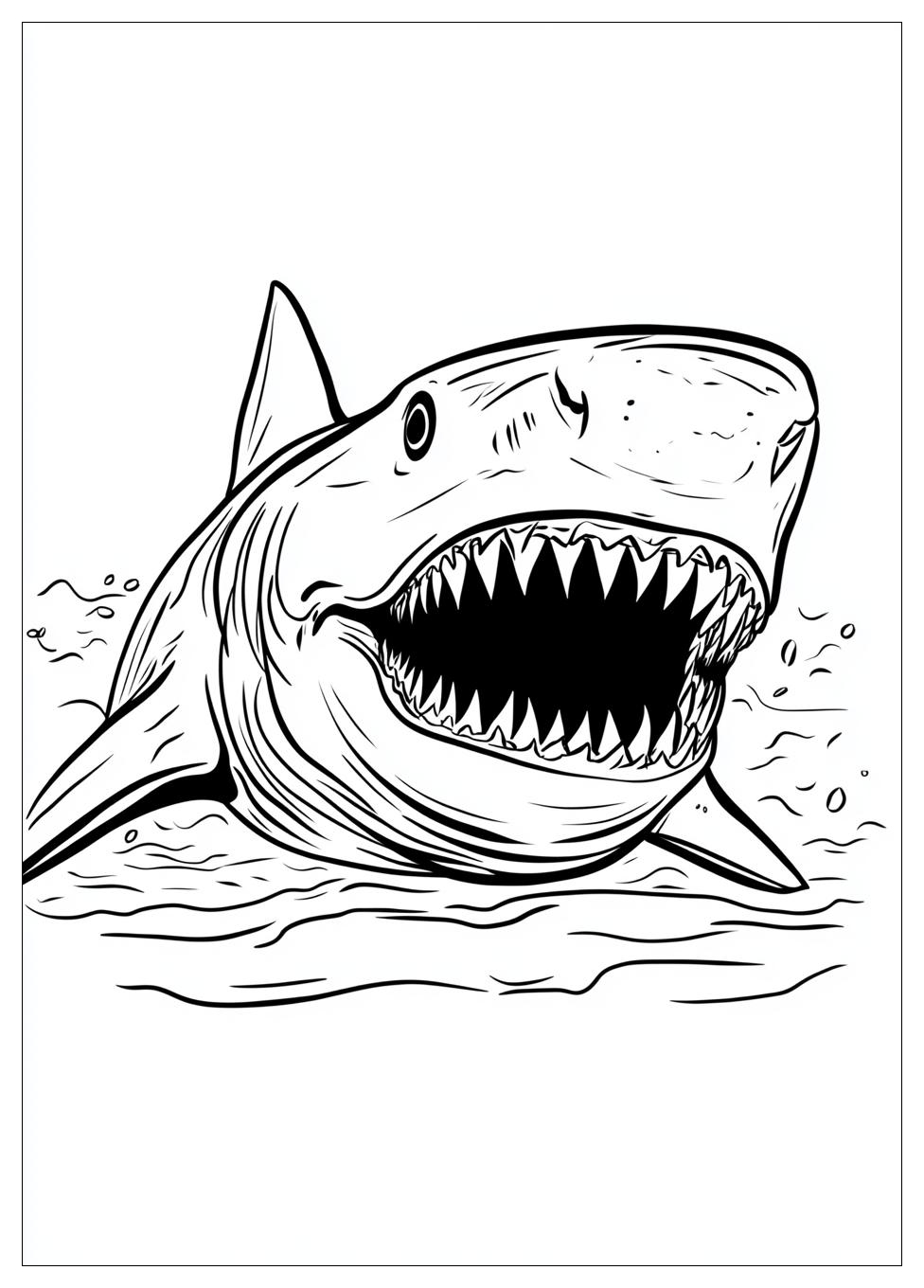 Kolorowanki Do Druku Megalodon 5