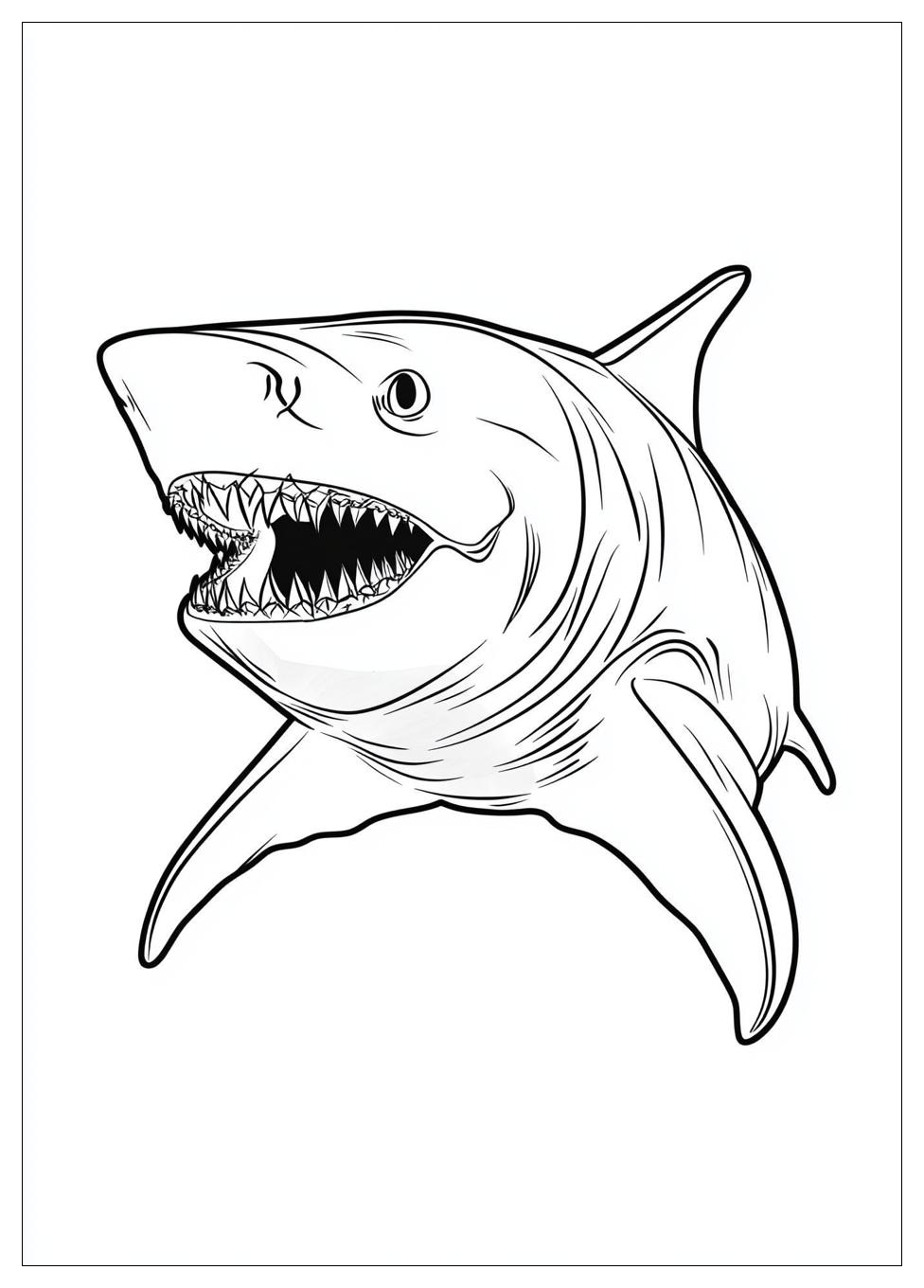 Kolorowanki Do Druku Megalodon 6