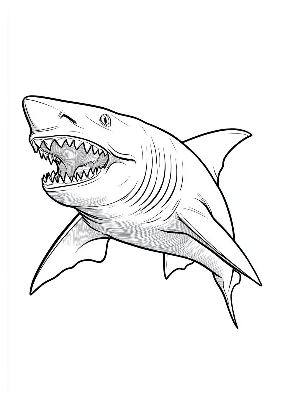 Kolorowanki Do Druku Megalodon 8