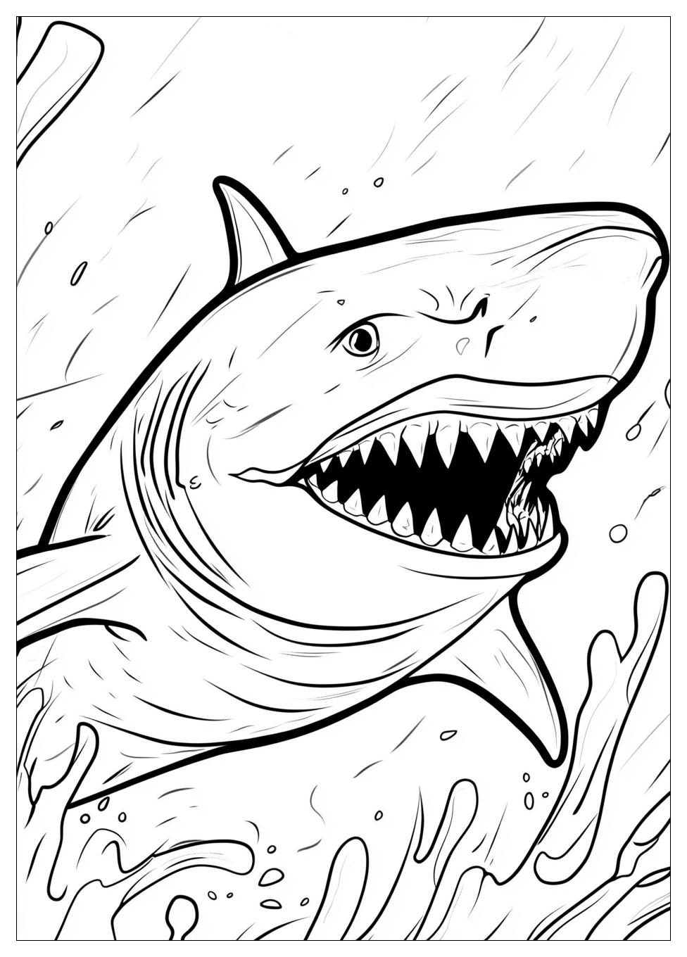 Kolorowanki Do Druku Megalodon 9